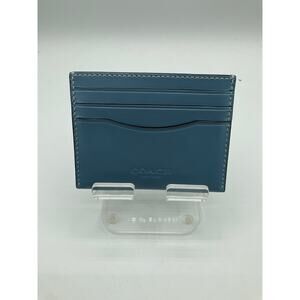 NWOT Dark Teal Coach Card Holder